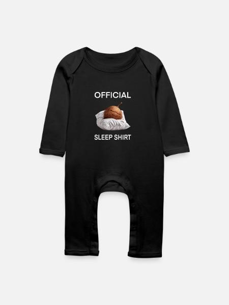Kokosnuss - Baby Bio Strampler - Schwarz