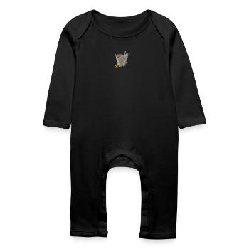 Asian foodbox - Baby Organic Romper - black - Front