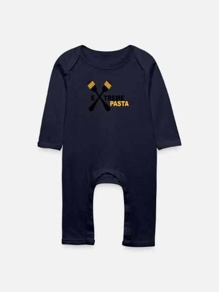 Pasta - Baby Bio Strampler - Navy