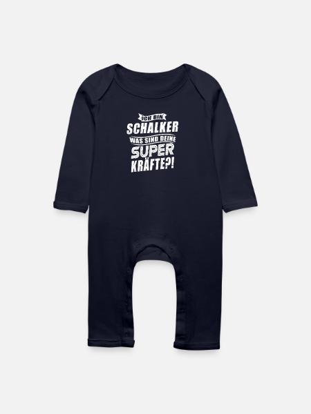 Schalker Superkraft - Baby Bio Strampler - Navy