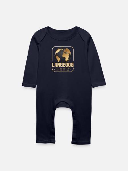 Langeoog - Baby Bio Strampler - Navy