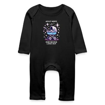 L’AFK ? Maman ne se déconnecte jamais | Gamer Maman, Parents - Grenouillère bio Bébé - noir - Devant