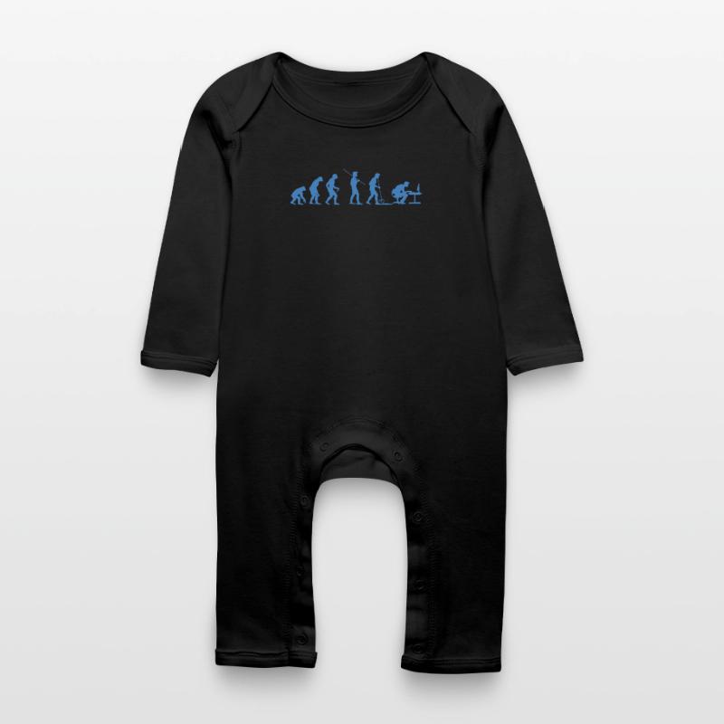Programmierer Evolution Informatiker Entwickler Baby Bio Strampler