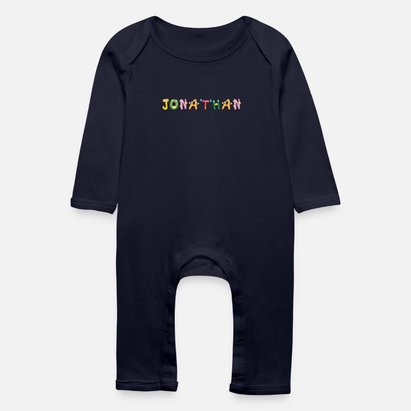 Jonathan - Baby Organic Romper - navy