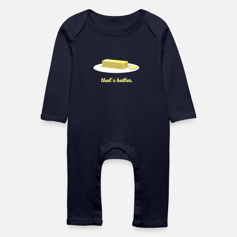 Butter - Baby Bio Strampler - Navy