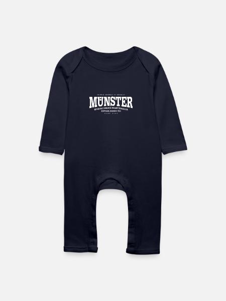 Münster (white Edt. '13) - Baby Bio Strampler - Navy