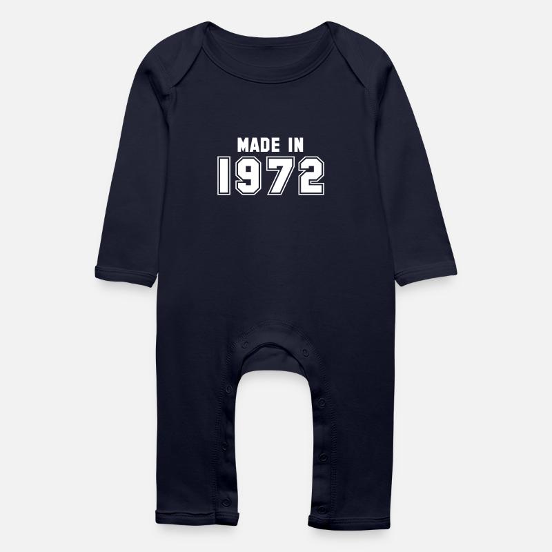 1972 - Grenouillère bio Bébé - marine