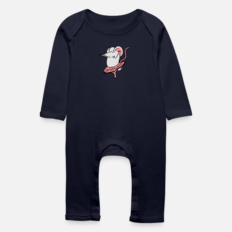Tanzmäuschen - Baby Bio Strampler - Navy