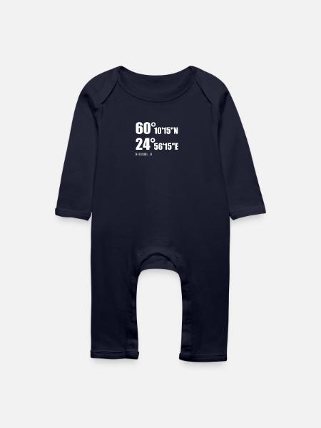 Helsinki - Baby Bio Strampler - Navy