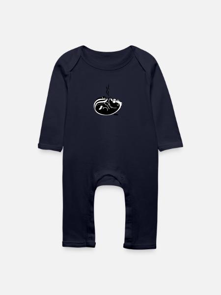 Stinktier - Baby Bio Strampler - Navy