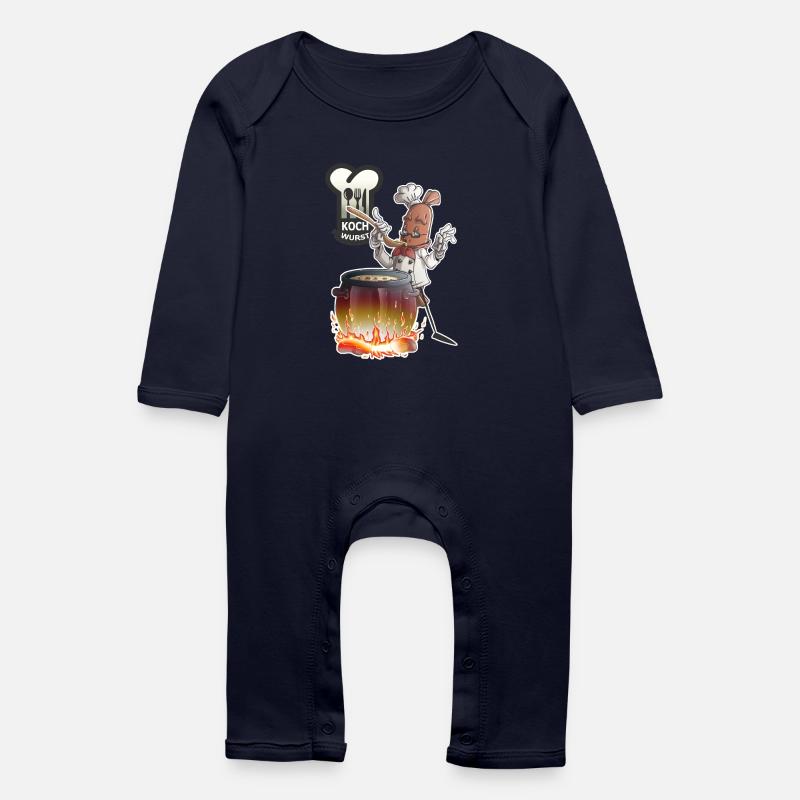 Kochwurst - Baby Bio Strampler - Navy