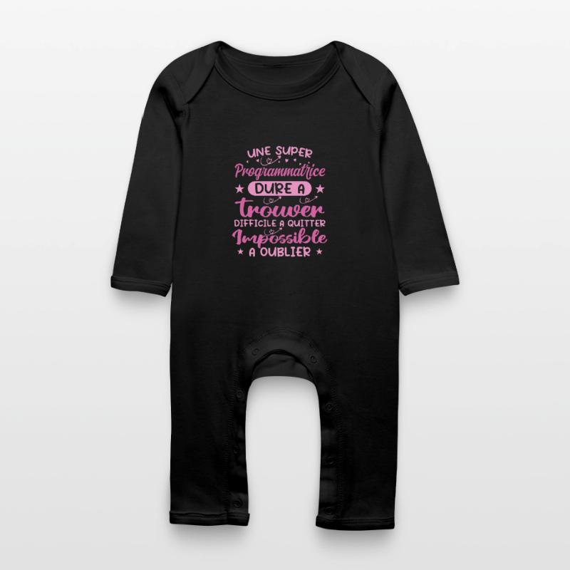 A Super Programmer - Programmer Gift Baby Organic Romper
