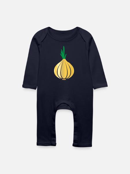 Zwiebel - Baby Bio Strampler - Navy