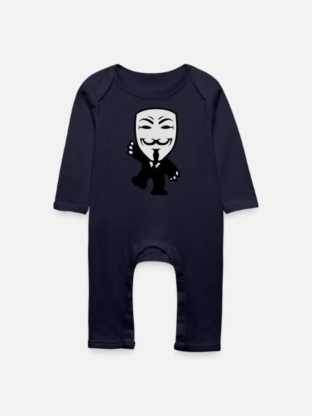 anonymous - Baby Bio Strampler - Navy