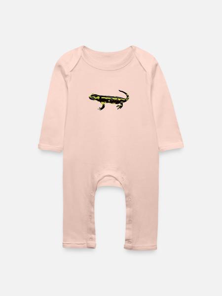 Feuersalamander - Baby Bio Strampler - Kristallrosa