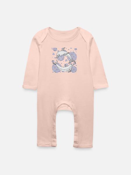 Delphine - Baby Bio Strampler - Kristallrosa