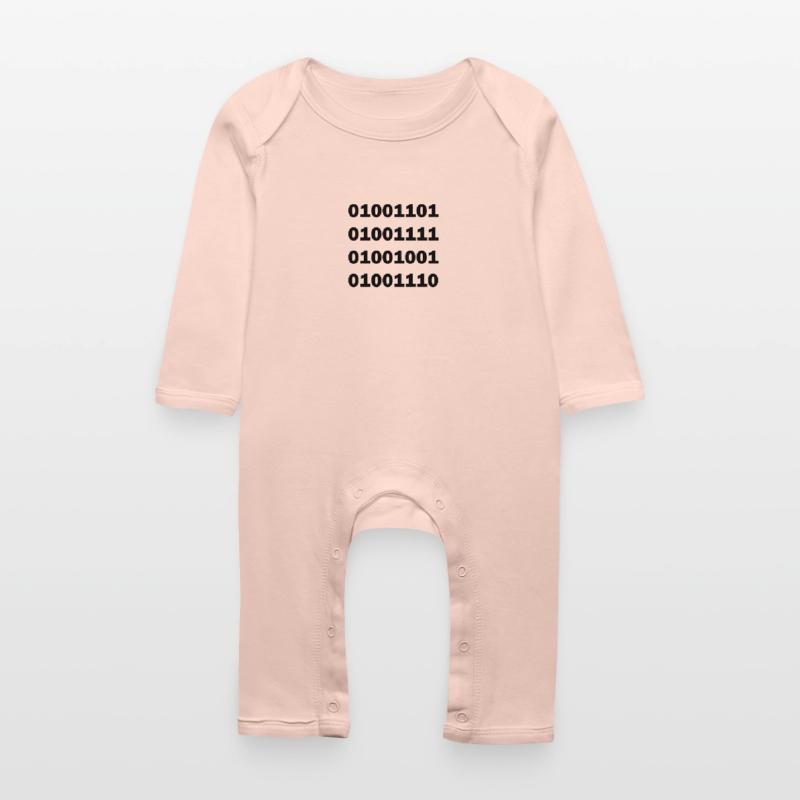 Binary code MOIN Baby Organic Romper