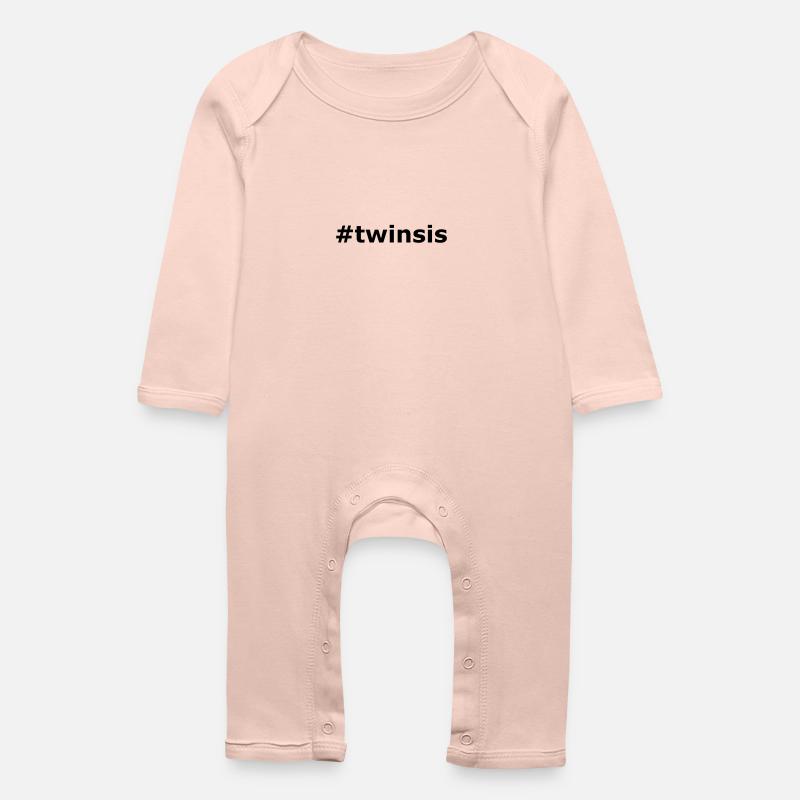twinsis - Grenouillère bio Bébé - rose cristal