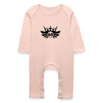 60 - Grenouillère bio Bébé - rose cristal - Devant
