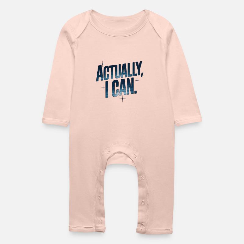 Eigentlich kann ich das - Baby Bio Strampler - Kristallrosa