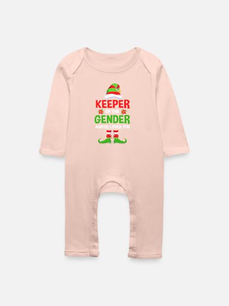 Werdender Papa werdende Väter Weihnachten - Baby Bio Strampler - Kristallrosa