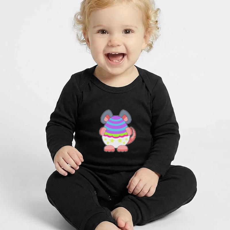 Mouse Easter Easter Egg Hide Baby Organic Romper