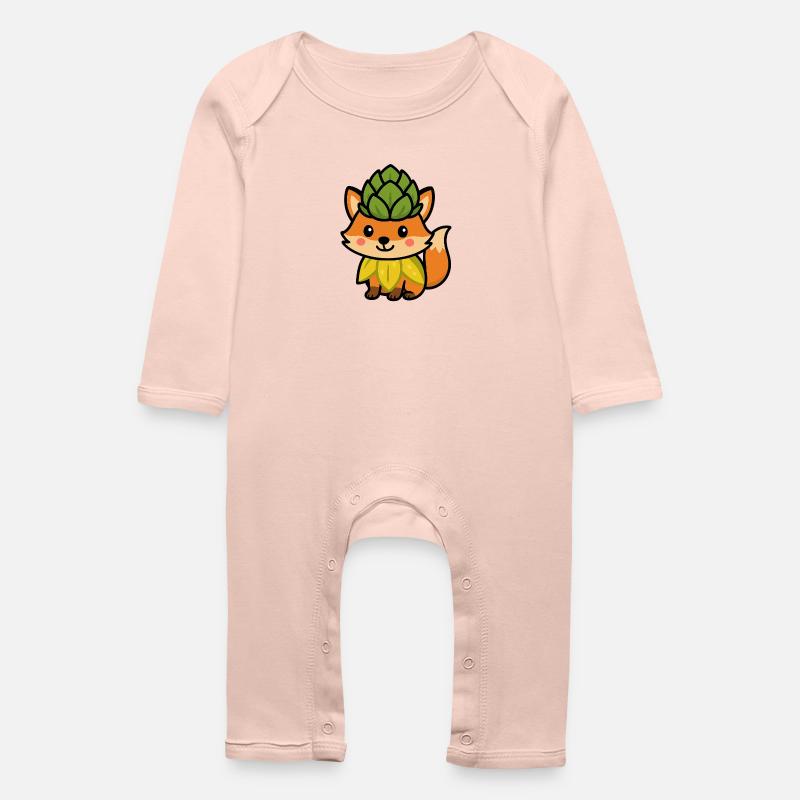 Bud fox - Baby Organic Romper - crystal pink