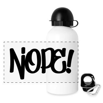 Nope! - Panoramic Thermal Bottle with Lid 500 ml - white - Front