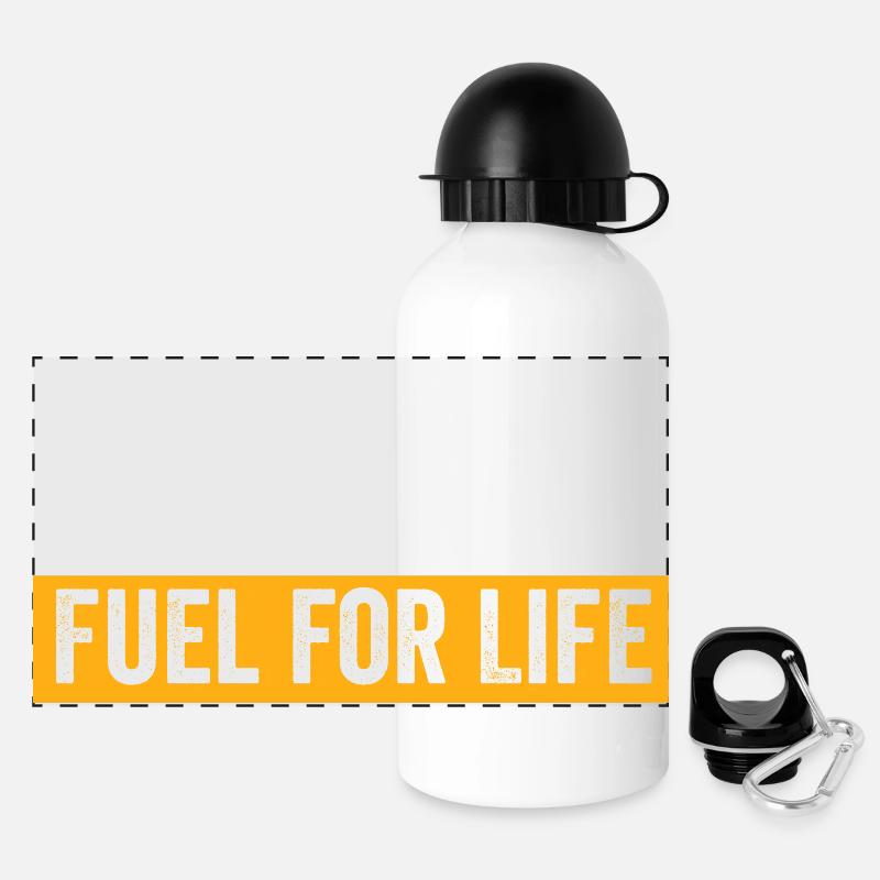 Folate Fuel For Life Power Source - Panoramic Thermal Bottle with Lid 500 ml - white
