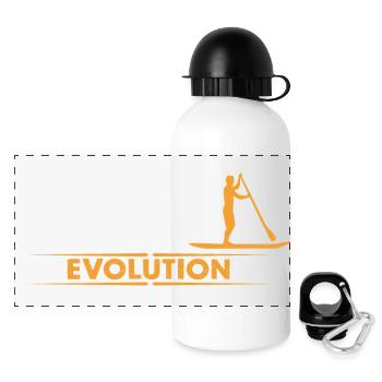 SUP - Stand up paddle - Evolution - Gourde panoramique avec couvercle 500 ml - blanc - Devant