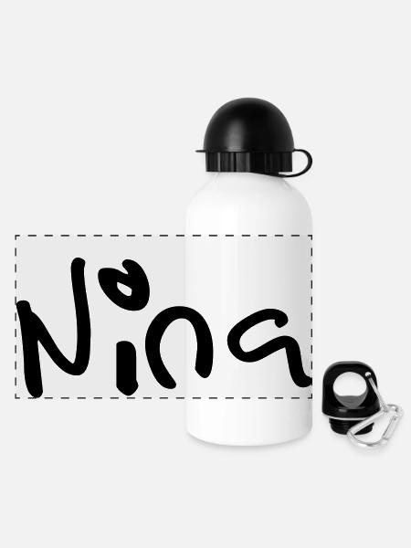 nina - Panoramic Thermal Bottle with Lid 500 ml - white