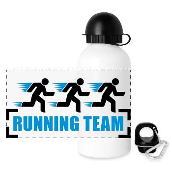Running Team - Panoramic Thermal Bottle with Lid 500 ml - white - Front
