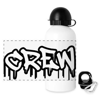 crew - Gourde panoramique avec couvercle 500 ml - blanc - Devant
