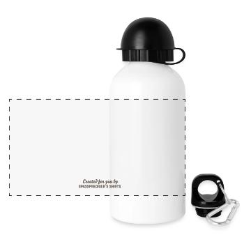 Bad Gateway Spruch für Admins & IT Nerds - Panorama Trinkflasche mit Deckel 500 ml - Weiß - Vorne