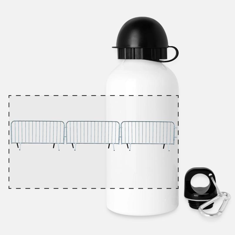 Barrière - Gourde panoramique avec couvercle 500 ml - blanc