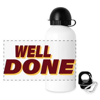 WELL DONE - Panoramic Thermal Bottle with Lid 500 ml - white - Front
