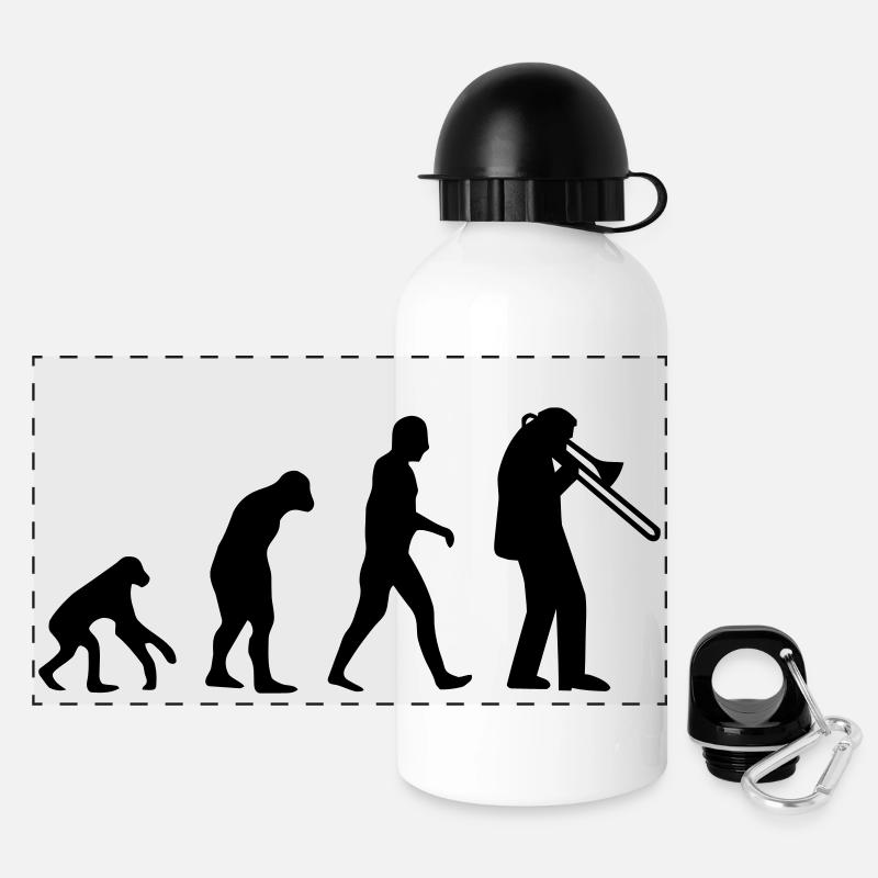 Trombone - Panoramic Thermal Bottle with Lid 500 ml - white