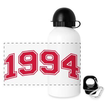 1994 - Panorama Trinkflasche mit Deckel 500 ml - Weiß - Vorne