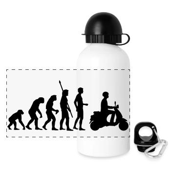 evolution_ - Gourde panoramique avec couvercle 500 ml - blanc - Devant