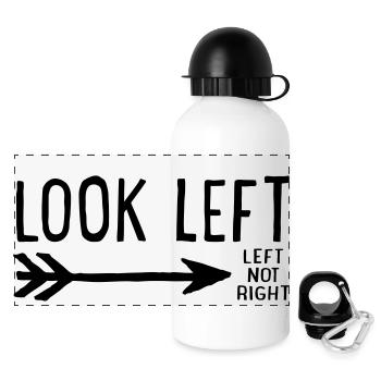 lustig - Panorama Trinkflasche mit Deckel 500 ml - Weiß - Vorne