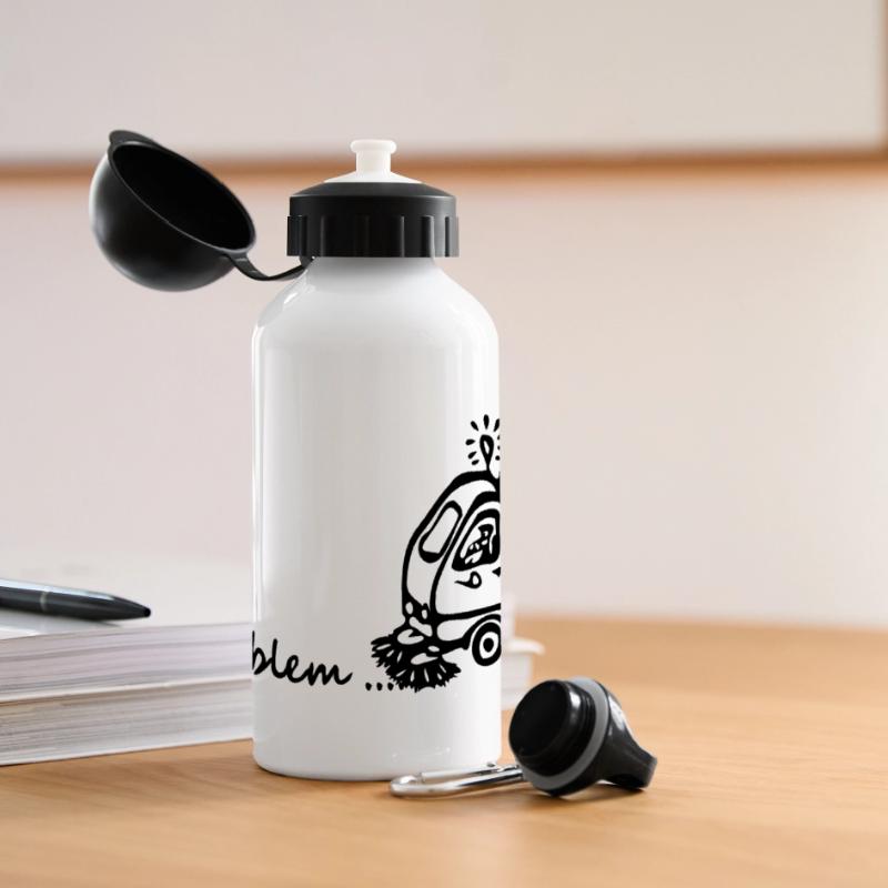 Balayeuse - no problem Gourde panoramique avec couvercle 500 ml