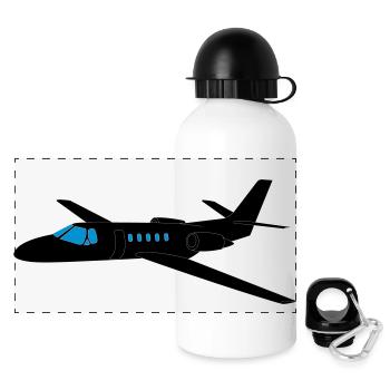 citation 550 Geschenk - Panorama Trinkflasche mit Deckel 500 ml - Weiß - Vorne