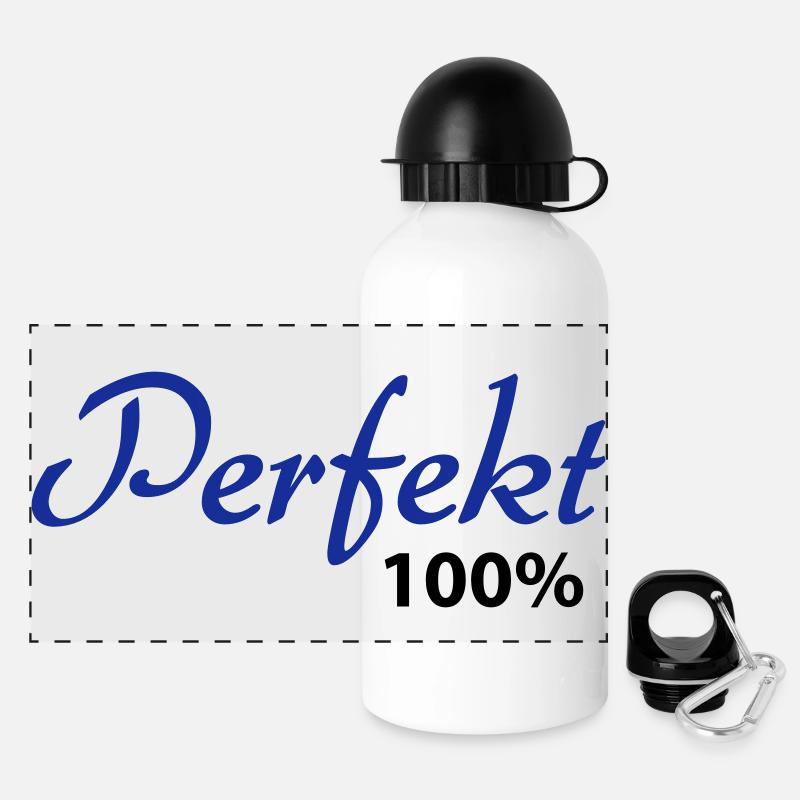 Perfect 100% - Panoramic Thermal Bottle with Lid 500 ml - white