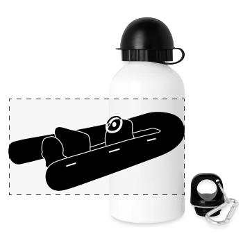inflatable boat_g1 - Panoramic Thermal Bottle with Lid 500 ml - white - Front