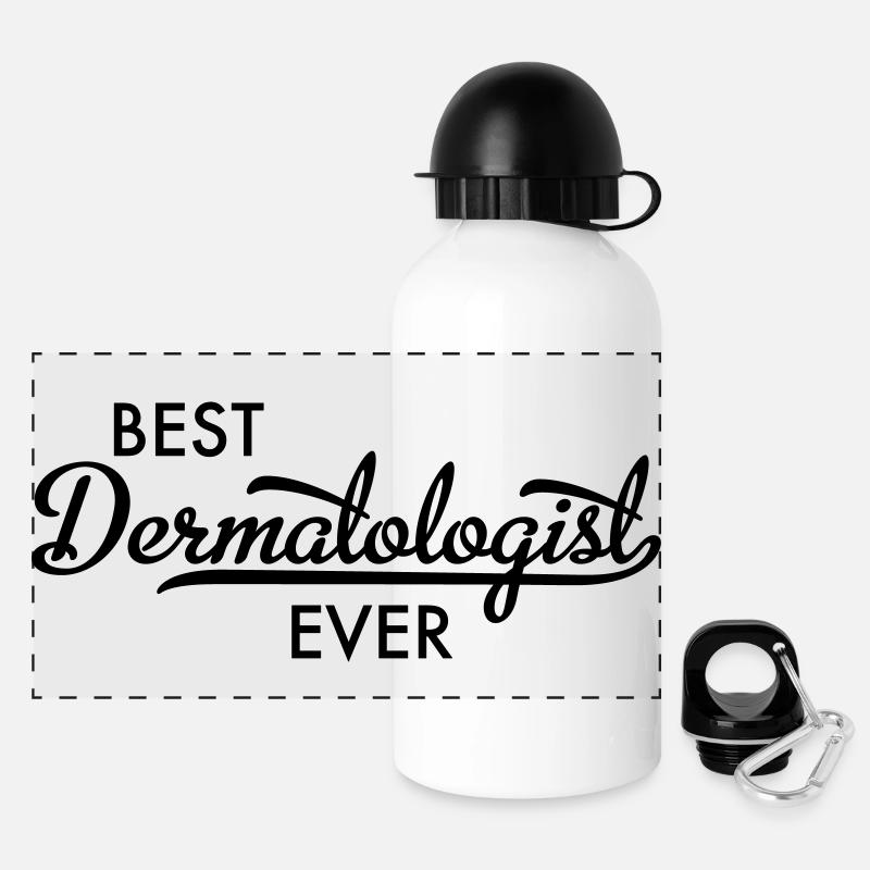 Dermatologue - Gourde panoramique avec couvercle 500 ml - blanc