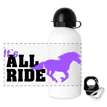 all ride - Panoramic Thermal Bottle with Lid 500 ml - white - Front
