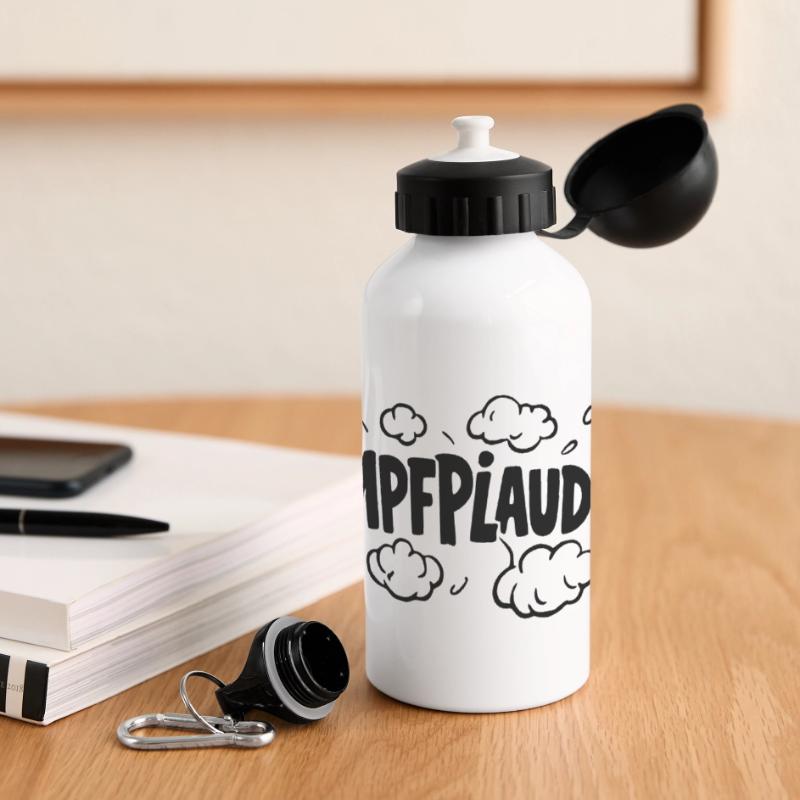 Dampfplauderer Panorama Trinkflasche mit Deckel 500 ml