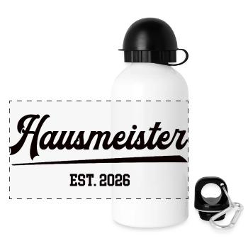 Administrateur intérimaire 2026 Technicien de la Chambre - Gourde panoramique avec couvercle 500 ml - blanc - Devant