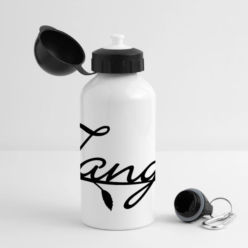 Tango with Rose / Tango mit Rose (2c) Panoramic Thermal Bottle with Lid 500 ml