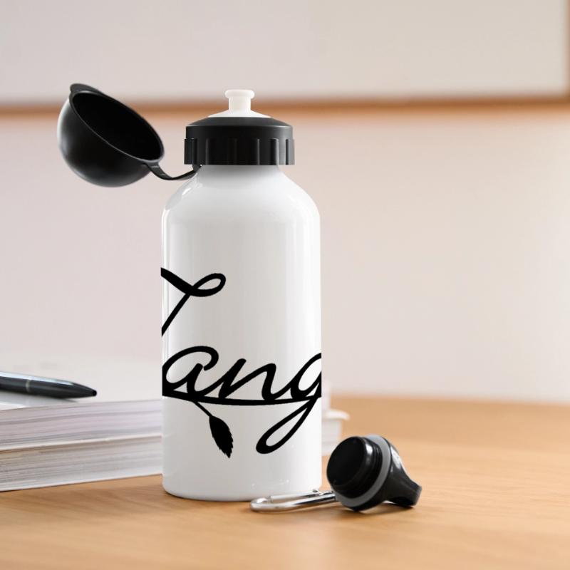 Tango with Rose / Tango mit Rose (2c) Panoramic Thermal Bottle with Lid 500 ml